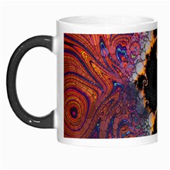 The Eye Of Julia, A Rainbow Fractal Paint Swirl Morph Mugs by jayaprime