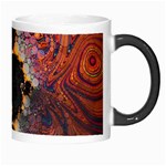 The Eye Of Julia, A Rainbow Fractal Paint Swirl Morph Mugs Right