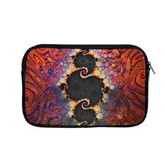 The Eye Of Julia, A Rainbow Fractal Paint Swirl Apple Macbook Pro 13  Zipper Case by jayaprime