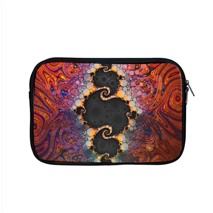 The Eye Of Julia, A Rainbow Fractal Paint Swirl Apple MacBook Pro 15  Zipper Case