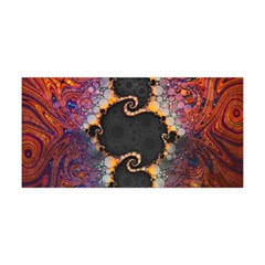 The Eye Of Julia, A Rainbow Fractal Paint Swirl Yoga Headband by jayaprime