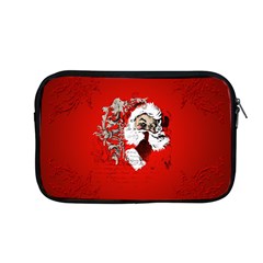 Funny Santa Claus  On Red Background Apple Macbook Pro 13  Zipper Case by FantasyWorld7