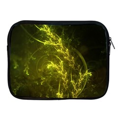 Beautiful Emerald Fairy Ferns In A Fractal Forest Apple Ipad 2/3/4 Zipper Cases by jayaprime