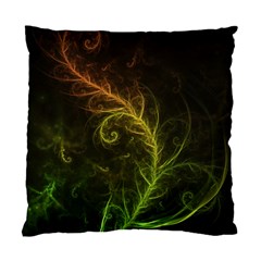 Fractal Hybrid Of Guzmania Tuti Fruitti And Ferns Standard Cushion Case (one Side) by jayaprime