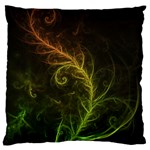 Fractal Hybrid Of Guzmania Tuti Fruitti and Ferns Standard Flano Cushion Case (One Side) Front