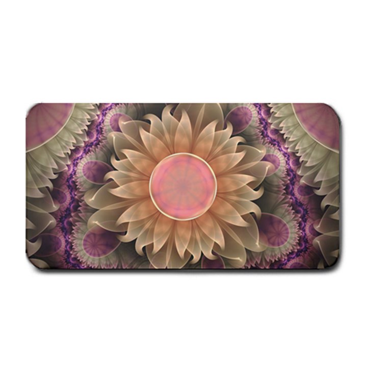 Pastel Pearl Lotus Garden of Fractal Dahlia Flowers Medium Bar Mats