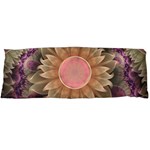 Pastel Pearl Lotus Garden of Fractal Dahlia Flowers Body Pillow Case (Dakimakura) Body Pillow Case