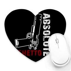 Absolute Ghetto Heart Mousepads by Valentinaart