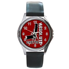 Absolute Ghetto Round Metal Watch by Valentinaart