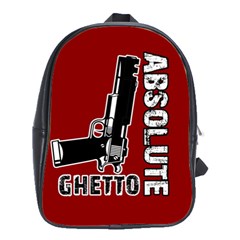 Absolute Ghetto School Bags(large)  by Valentinaart