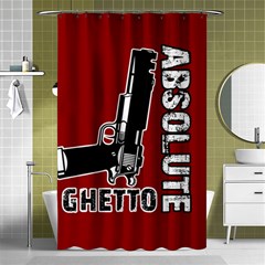 Absolute Ghetto Shower Curtain 48  X 72  (small)  by Valentinaart