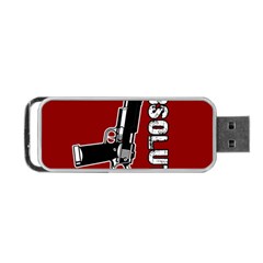 Absolute Ghetto Portable Usb Flash (one Side) by Valentinaart