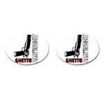 Absolute ghetto Cufflinks (Oval) Front(Pair)