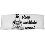 Eat, sleep, meditate, repeat  Body Pillow Case (Dakimakura) Body Pillow Case