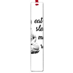 Eat, Sleep, Meditate, Repeat  Large Book Marks by Valentinaart