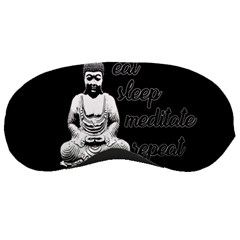 Eat, Sleep, Meditate, Repeat  Sleeping Masks by Valentinaart