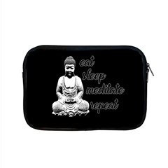 Eat, Sleep, Meditate, Repeat  Apple Macbook Pro 15  Zipper Case by Valentinaart