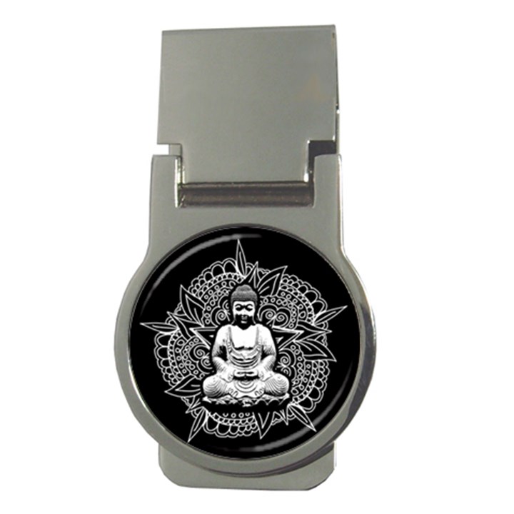 Ornate Buddha Money Clips (Round) 