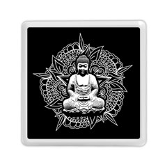 Ornate Buddha Memory Card Reader (square)  by Valentinaart