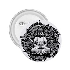 Ornate Buddha 2 25  Buttons by Valentinaart