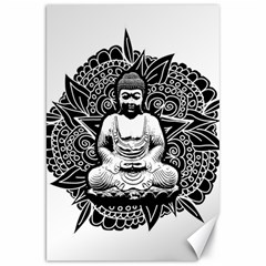 Ornate Buddha Canvas 20  X 30   by Valentinaart