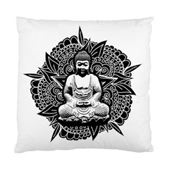 Ornate Buddha Standard Cushion Case (one Side) by Valentinaart