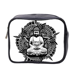 Ornate Buddha Mini Toiletries Bag 2-side by Valentinaart