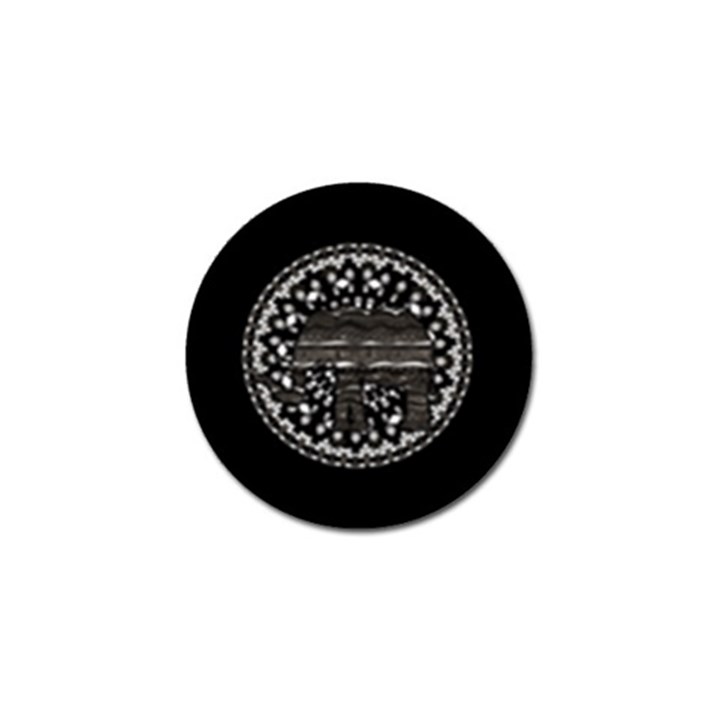 Ornate mandala elephant  Golf Ball Marker (4 pack)