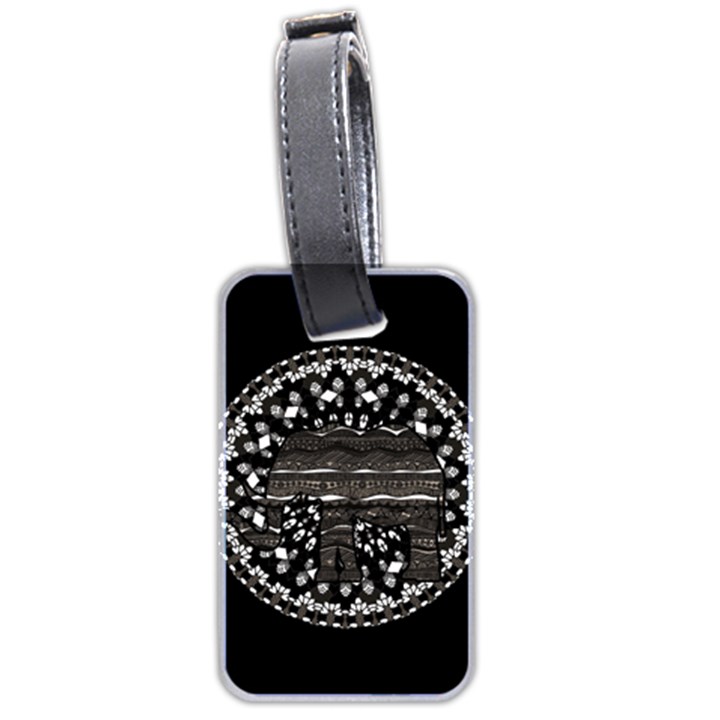 Ornate mandala elephant  Luggage Tags (Two Sides)