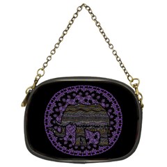 Ornate Mandala Elephant  Chain Purses (two Sides)  by Valentinaart