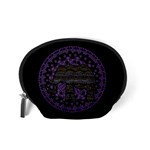 Ornate mandala elephant  Accessory Pouches (Small)  Back