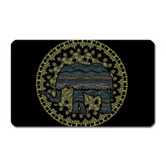 Ornate mandala elephant  Magnet (Rectangular)