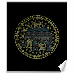 Ornate mandala elephant  Canvas 20  x 24  