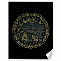 Ornate mandala elephant  Canvas 36  x 48  