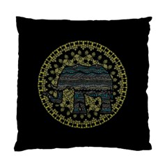 Ornate Mandala Elephant  Standard Cushion Case (one Side) by Valentinaart