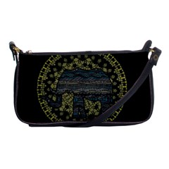 Ornate mandala elephant  Shoulder Clutch Bags