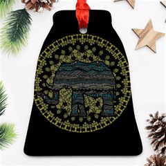 Ornate mandala elephant  Ornament (Bell)