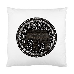 Ornate Mandala Elephant  Standard Cushion Case (two Sides) by Valentinaart