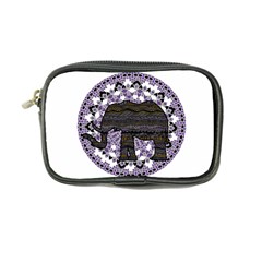 Ornate Mandala Elephant  Coin Purse by Valentinaart