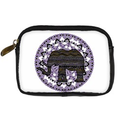 Ornate Mandala Elephant  Digital Camera Cases by Valentinaart