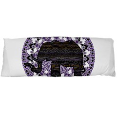 Ornate Mandala Elephant  Body Pillow Case (dakimakura) by Valentinaart