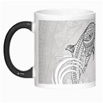 Beautiful Dolphin, Mandala Design Morph Mugs Left