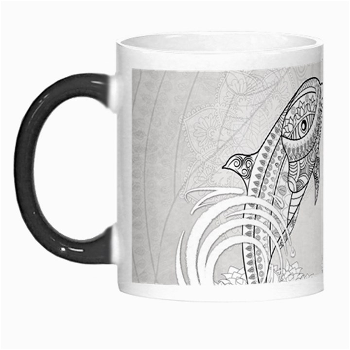 Beautiful Dolphin, Mandala Design Morph Mugs