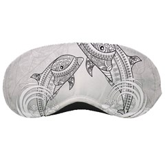 Beautiful Dolphin, Mandala Design Sleeping Masks by FantasyWorld7