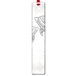 Beautiful Dolphin, Mandala Design Large Book Marks Front