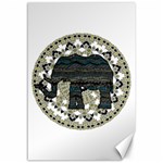 Ornate mandala elephant  Canvas 12  x 18   11.88 x17.36  Canvas - 1