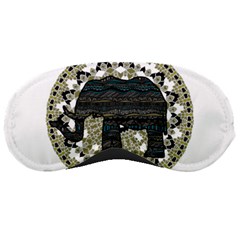 Ornate Mandala Elephant  Sleeping Masks by Valentinaart