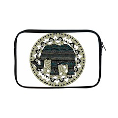 Ornate Mandala Elephant  Apple Ipad Mini Zipper Cases by Valentinaart