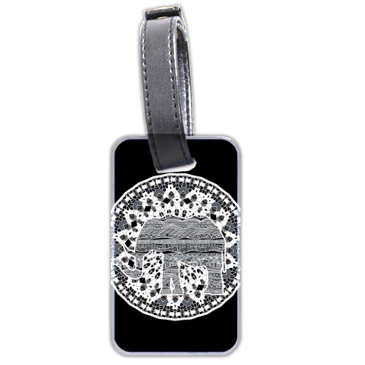 Ornate mandala elephant  Luggage Tags (Two Sides)