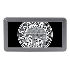 Ornate Mandala Elephant  Memory Card Reader (mini) by Valentinaart